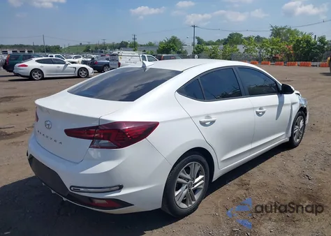 2020 Hyundai Elantra Sel z USA, uszkodzony, nr VIN 5NPD84LF1LH630344